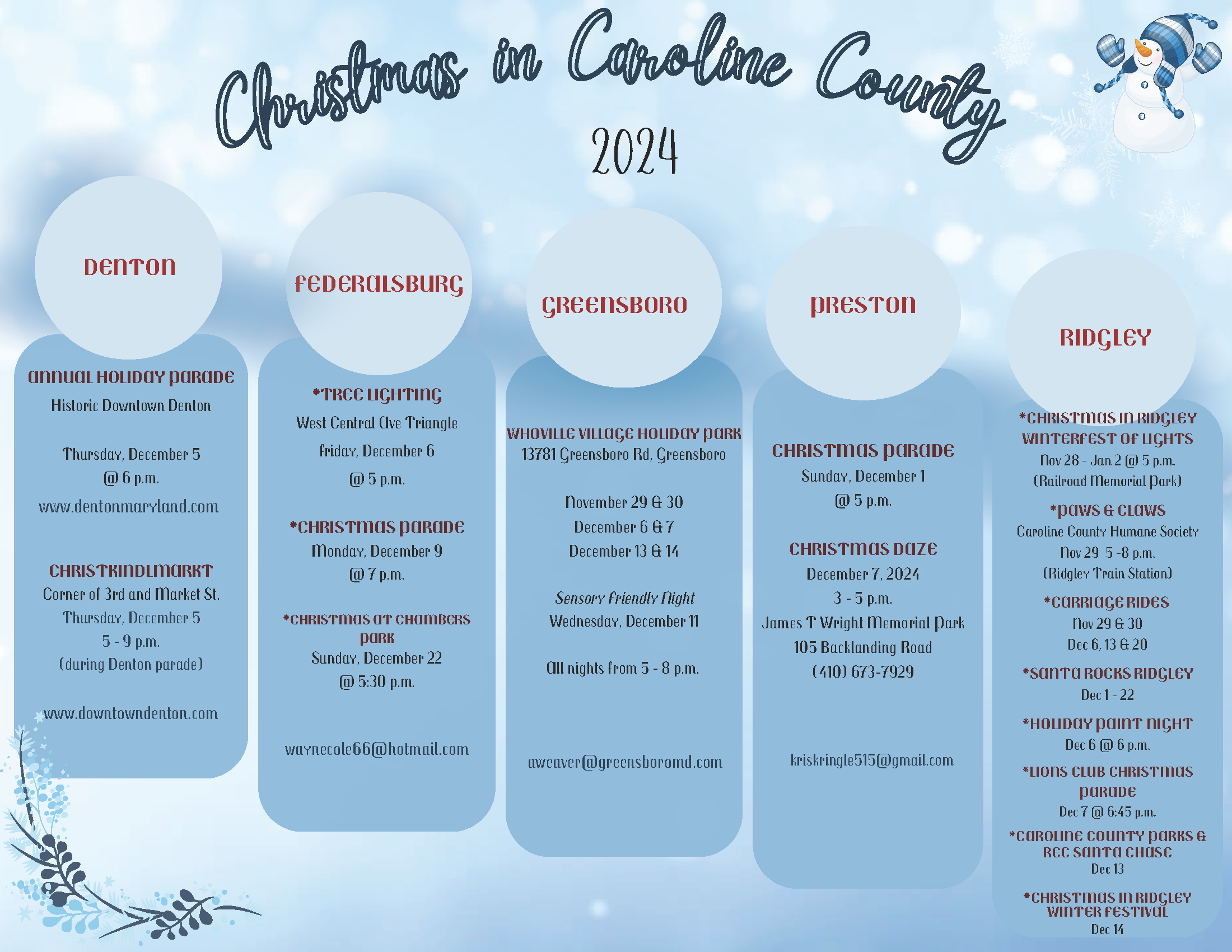 2024 Christmas in Caroline County